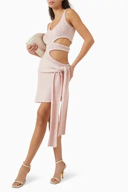 strapless open back dress Caroline Strapless Column Gown – Badgley Mischka main image 1