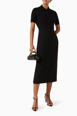 theory military midi dress Theory Military Midi Dress