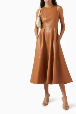 chinese dress ladies Katie J Tween Acacia Vegan Leather Dress