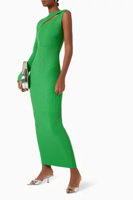 Buy BAOBAB Green Amaya Maxi Dress in Viscose-blend For Women Online |  Ounass Oman