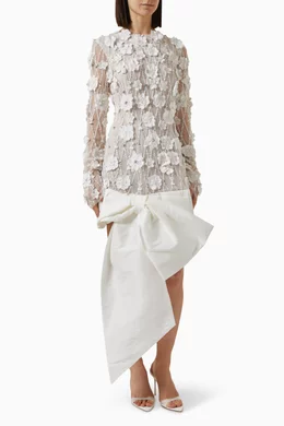 rachel gilbert bow mini dress Rachel Gilbert Bow Mini Dress