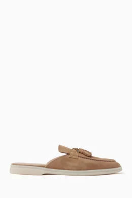 サンダル・ミュール SCAROSSO Lucrezia Blu Scamosciata (LUCREZIAMULEBLUSUED) Lucrezia Sand & Blue Suede Last Chance for Women | Scarosso®