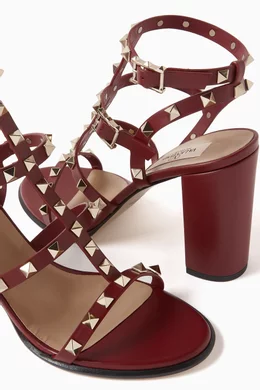 Valentino maroon rockstud cheap