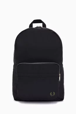 Buy Fred Perry Black Twin Tipped Backpack For Men Online Ounass Oman