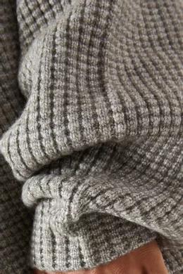 Buy Fear of God Essentials Grey Waffle-knit Cardigan For Men