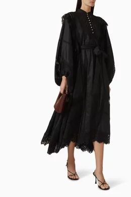 zimmermann crush lace billow dress ZIMMERMANN Crush Lace Billow Mini Dress | Pink