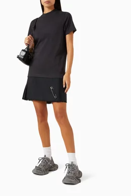 knee length dresses for ladies Balenciaga // Velvet Gathered Mini Dress – VSP Consignment