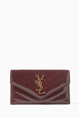 Saint laurent fragments flap wallet cheap