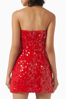 elliatt emma mini dress ELLIATT Emma Mini Dress in Red