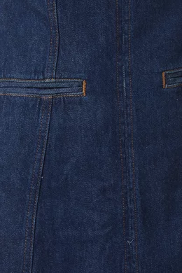 citron denim mini dress Reformation Citron Denim Mini Dress 0 in Blue