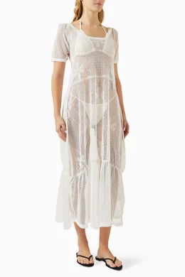 open lace back dress Asta Resort - Ella Long Sleeve Dress