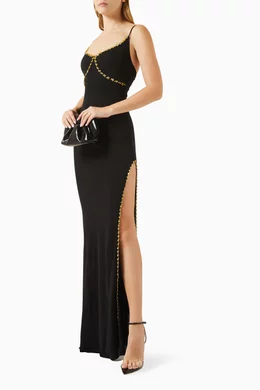 black and purple maxi dress 1990s Vintage Purple Sequins with Black Maxi Party NYE Dress – The Getup  Vintage