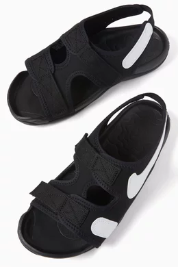 Buy Nike Black Sunray Adjust 6 Sandals For Kids Online Ounass Oman