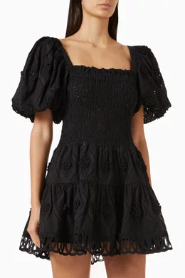 formal white mini dresses Vera Short Party Dress with Long Sleeves