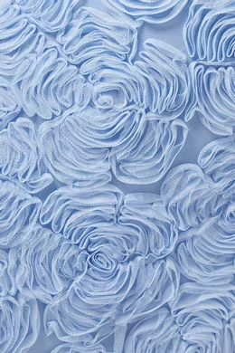 Buy Rotate Birger Christensen Blue Flower Maxi Dress in Embroidered Mesh  For Women Online | Ounass Oman