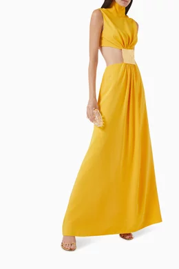 alexis gold maxi dress Rayana Dress