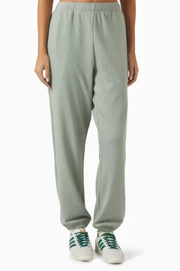 Buy Kith Green Chelsea III Sweatpants in Cotton Blend For Women Online Ounass Oman