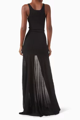 toteme evening dress TOTEME-FLUID V-NECK DRESS-242WRD2193FB0159 1 – Dope main image 0