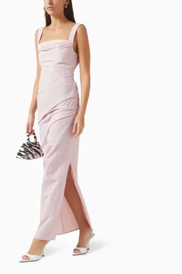 paris georgia raf dress pink Raf Dress Sz XS Fawn  Dress Rental NZ