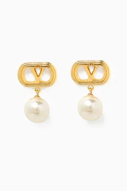 Buy Valentino Garavani Metallic Ovalette Swarovski® Pearl