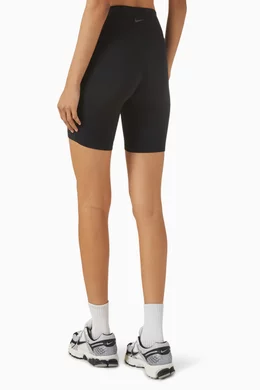 Buy Nike Black One High waist Biker Shorts For Women Online Ounass Oman