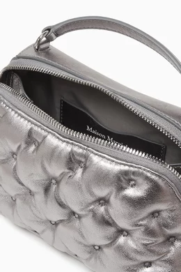 国内発送☆Maison Margiela☆Glam Slam Trapezoid Bag/SILVER Maison Margiela Glam Slam Trapezoid Bag | REVERSIBLE
