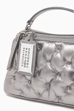 国内発送☆Maison Margiela☆Glam Slam Trapezoid Bag/SILVER Maison Margiela Glam Slam Trapezoid Bag | REVERSIBLE