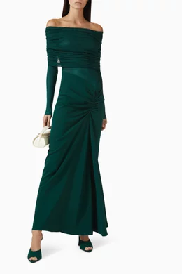 veiled green dress Special Link for Veil on the prom dress main image 1