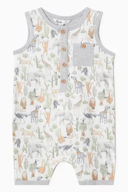 Ellis Lion Cub Romper