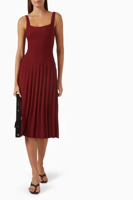 open lace back dress Staud Ellison Dress Lemon Drop