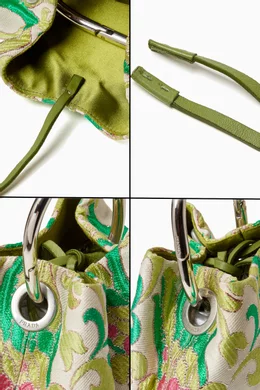 Prada brocade shoulder bag outlet