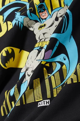 Buy Kith Black x Batman Classic Vintage Nelson Hoodie in Cotton For Men  Online | Ounass Oman