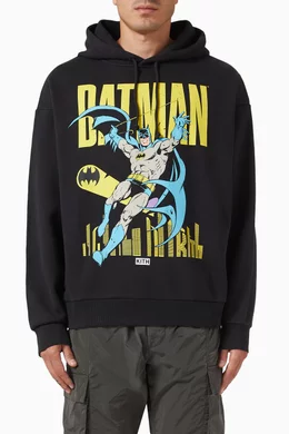 Buy Kith Black x Batman Classic Vintage Nelson Hoodie in Cotton For Men  Online | Ounass Oman