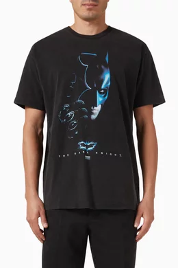 Buy Kith Black x Batman Dark Knight Vintage T-shirt in Cotton For