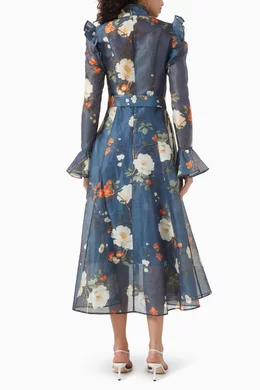 chinese dress ladies Katrina Butterfly Sleeve Midi Dress