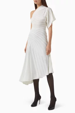alaia asymmetrical knit dress ALAIA - Asymmetrical dress | Leam Roma