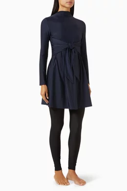 Buy Lyra Modest Blue Naila 3-piece Swim Set For Women Online