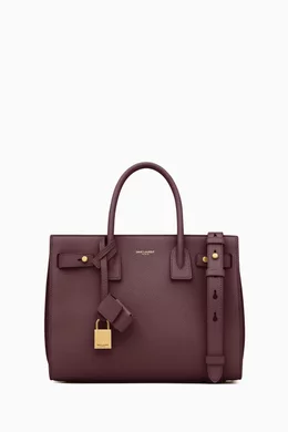 Buy SAINT LAURENT Red Baby Classic Sac de Jour in Grained Leather For Women Online Ounass Oman