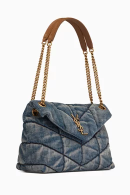Saint laurent denim handbags top
