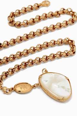 Billy Necklace in Mother Of Pearl