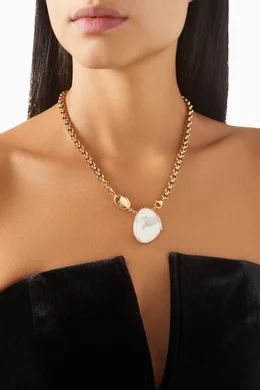 Billy Necklace in Mother Of Pearl
