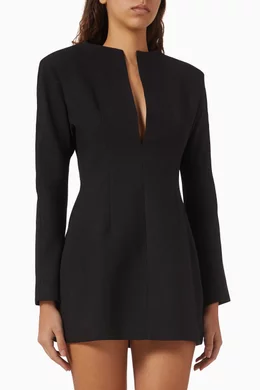aexae contoured mini blazer dress AEXAE Contoured Mini Blazer Dress | Women's