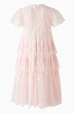 needle and thread angelica lace dress Buy Needle & Thread Pink Angelica Lace Dress For Girls Online