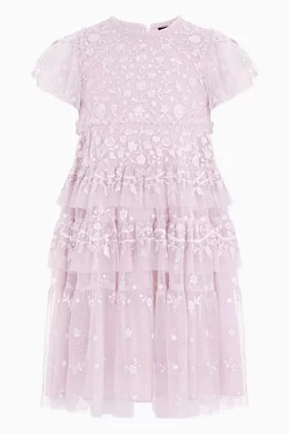 needle and thread angelica lace dress Needle & Thread Girls Angelica Lace Dress in Blue