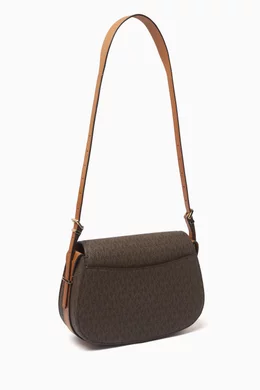 Michael kors lydia logo shoulder bag 2025