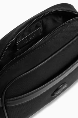 Buy Moncler Black Pierrick Crossbody Bag in Nylon For Men