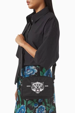 Buy KENZO Black Varsity Crossbody Bag For UNISEX Online | Ounass Oman