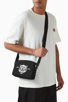 Buy KENZO Black Varsity Crossbody Bag For UNISEX Online | Ounass Oman