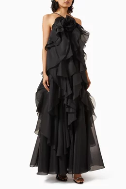 chinese dress ladies Pandorea Layered Maxi Dress | Ivory main image 1