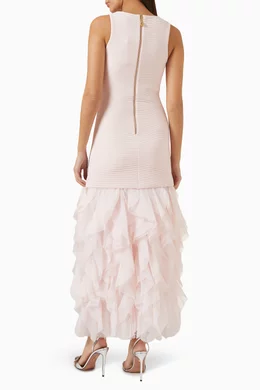 Buy Aje Pink Elations Knit Maxi Dress in Rayon Blend For Women Online |  Ounass Oman